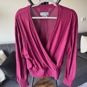 NWOT Anthropologie Cozy Wrap Top